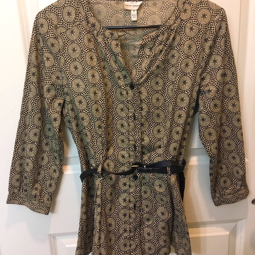 Structured Patterned Blouse